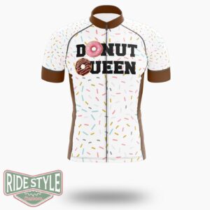 Donut Queen Cycling Jersey Kit, Bicycle Clothing Summer New - Short Sleeve Cycling Jersey-White