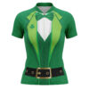 Elf Costume Irish Women's Short Sleeve Cycling Jersey - Womens Short Sleeve Jersey-Green