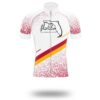 Florida Map Cycling Short Sleeve Jersey, Florida Map State Cycling Jersey and Bib Short - Short Sleeve Cycling Jersey-White