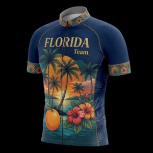 Florida Team Cycling Jersey, Cycling Bicycle Shirt 2