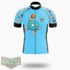 Funny Basketball Donut Cycling Jersey Kit, Bicycle Clothing - Short Sleeve Cycling Jersey-White