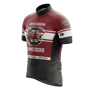 Gamecocks Cycling Jersey, South Carolina Men's Cycling Jersey - Short Sleeve Cycling Jersey-White