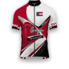 Georgia States Cycling Jersey, Maps Haftone Vintage Pattern Men Women Jersey Full Kit - Short Sleeve Cycling Jersey-White