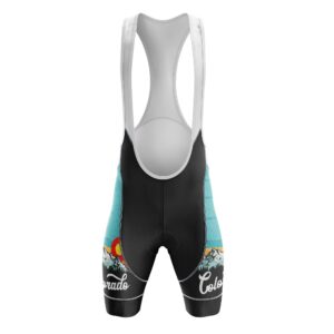 Get High in Colorado Retro State Flag Mountains Retro Cycling Jersey Kit