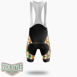 Gnome Cute St.Patrick's Day Cycling Jersey Outfit - Bib Shorts-White