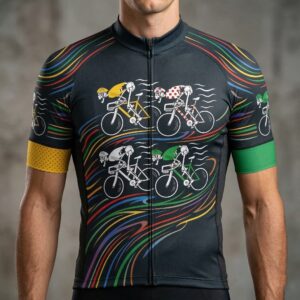 Grand Tour Cycling Jersey, Cycling Bicycle Shirt 3