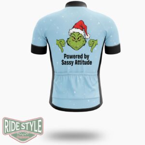 Grinch I Woke Up Today And Spun The Yep Cycling Jersey Kit - Short Sleeve Cycling Jersey-White