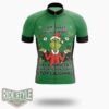 Grinchmas I Am Sweet, Lovable Kind Cycling Jersey Kit - Short Sleeve Cycling Jersey-White