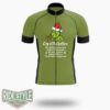 Grrinch Cup Of Fuckoffee Cycling Jersey Kit - Short Sleeve Cycling Jersey-White