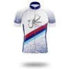 Guam Short Sleeve Cycling Jersey, Guam Map State Cycling Jersey And Bib Short - Short Sleeve Cycling Jersey-White