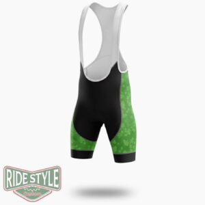 Happy St Patrick's Day Beer, Miss Me, I'm Irish Cycling Jersey Outfit - Bib Shorts-White
