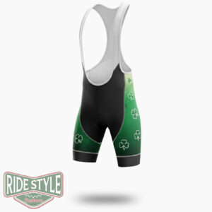 Happy St Patrick's Day, Irish Stout Cycling Jersey Outfit - Bib Shorts-White