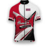 Hawaii States Cycling Jersey, Maps Haftone Vintage Pattern Men Women Jersey Full Kit - Short Sleeve Cycling Jersey-White