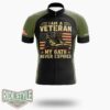 I Am A Veteran, My Oath Never Expires Cycling Jersey, Veteran Gift Shirt - Short Sleeve Cycling Jersey-White