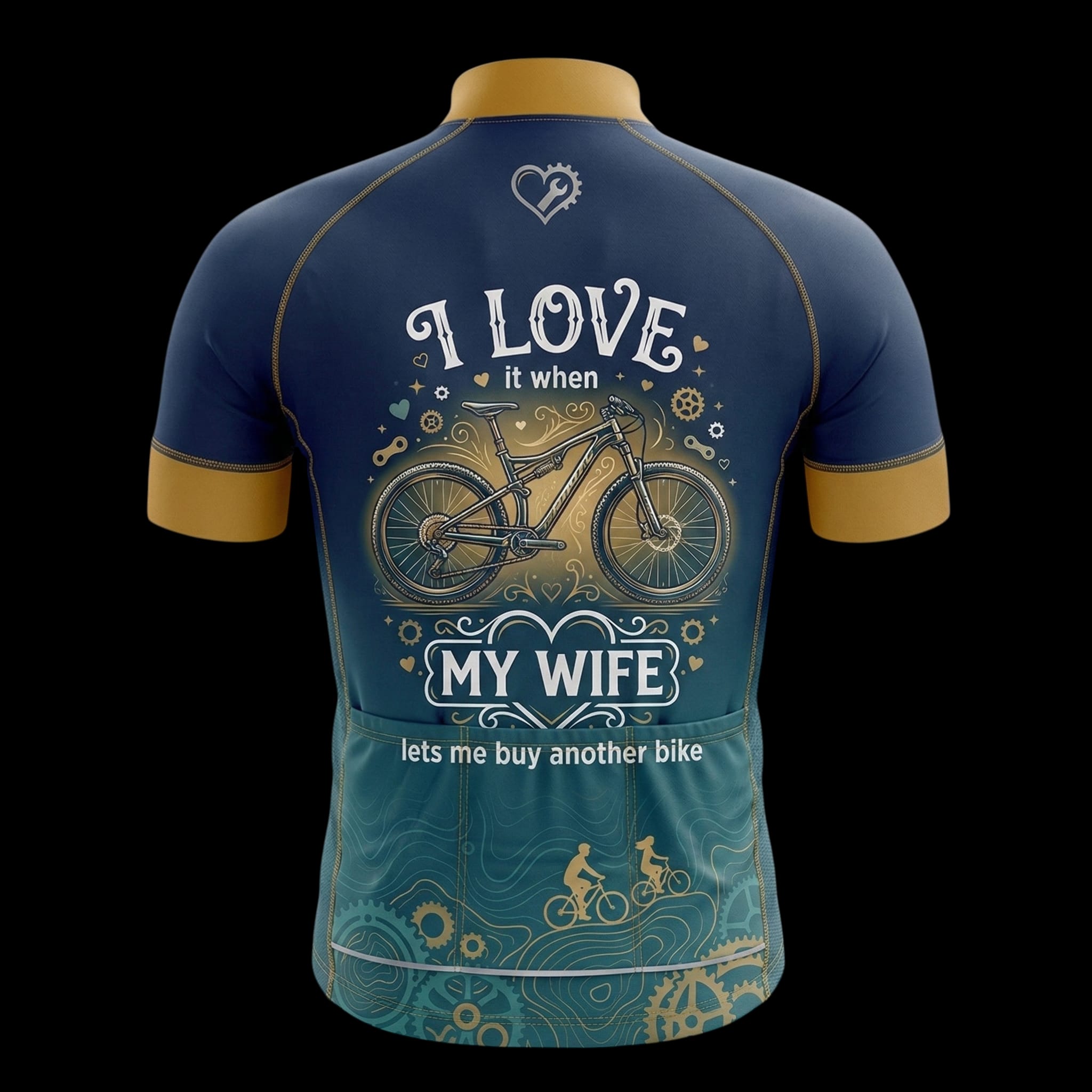 I Love It When My Wife Lets Me Buy Another Bike Cycling Jersey, Cycling Bicycle Shirt, Bib Short 3
