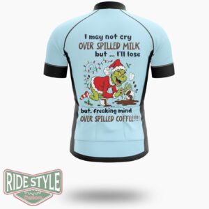 I May Not Crry Over Sille Milk Cycling Jersey Kit - Short Sleeve Cycling Jersey-White
