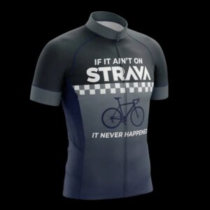 If It Ain't On Strava Cycling Jersey, Cycling Bicycle Shirt, Cycling Bib Short 2