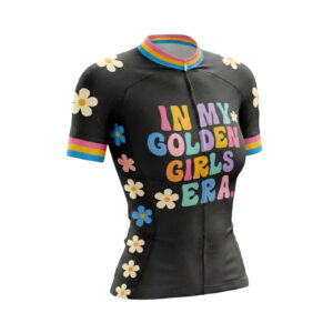 In My Golden Girls Era Women's Cycling Jersey - Short Sleeve Cycling Jersey-White