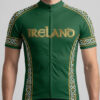 Ireland Cycling Jersey, Ireland Green Cycling Kit - Short Sleeve Cycling Jersey-Green