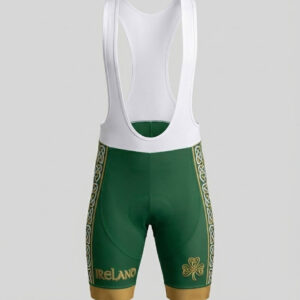 Ireland Cycling Jersey, Ireland Green Cycling Kit - Bib Short-Green