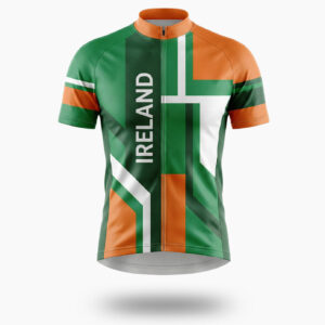 Ireland Cycling Jersey Short Sleeve Full Kit - Short Sleeve Cycling Jersey-White