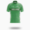 Ireland Green Cycling Jersey, Ireland Team Cycling Kit - Short Sleeve Cycling Jersey-White