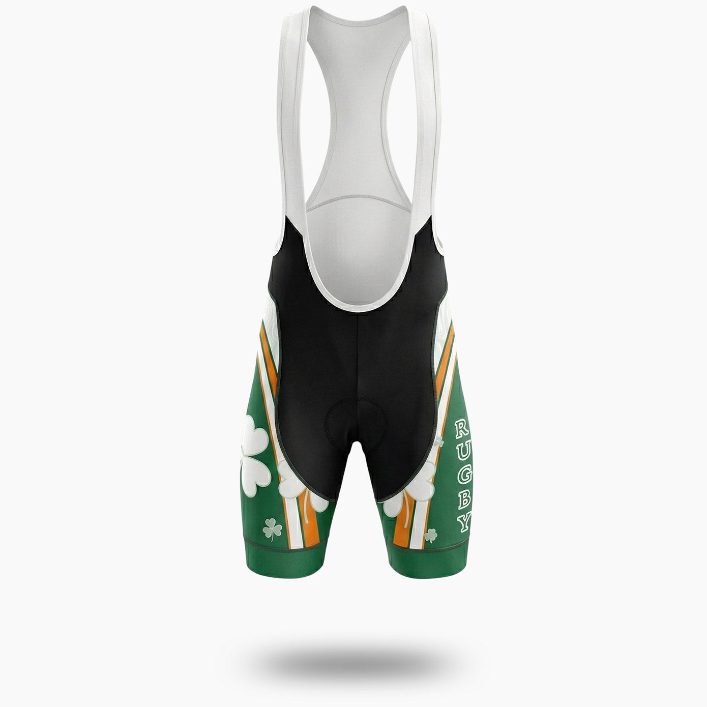 Ireland Irish Holiday Short Sleeve Cycling Jersey Full Kit - Bib Shorts-White