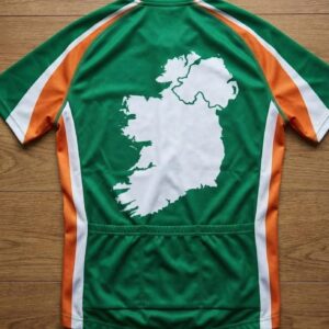 Ireland Map Cycling Jersey, Green Cycling Jersey Kit - Mens Cycling Jersey-Green