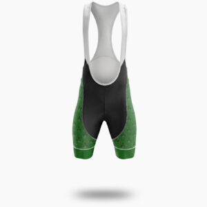 Irish Cycling Team, Irish Holiday For Cyclist By Green Cycling Jersey - Bib Shorts-White