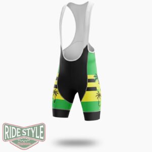 Jamaica Coconuts Cycling Jersey Outfit - Bib Shorts-White