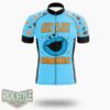 Just A Boy Who Loves Cookies Cycling Jersey Kit, Bicycle Clothing - Short Sleeve Cycling Jersey-White