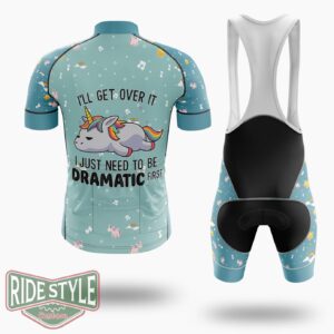 Just Need To Be Dramatic First Cycling Jersey Kit, Bicycle Clothing - Short Sleeve Cycling Jersey Kit-White