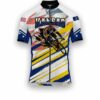 Kansas States Cycling Jersey, USA Flag Men Women Jersey Full Kit - Short Sleeve Cycling Jersey-White