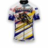 Kentucky States Cycling Jersey, USA Flag Men Women Jersey Full Kit - Short Sleeve Cycling Jersey-White