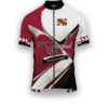 Maryland States Cycling Jersey, Maps Haftone Vintage Pattern Men Women Jersey Full Kit - Short Sleeve Cycling Jersey-White