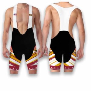 Maryland States Cycling Jersey, USA Flag Men Women Jersey Full Kit - Bib Shorts-White