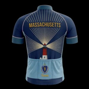 Massachusetts Team Cycling Jersey, Cycling Bicycle Shirt 1
