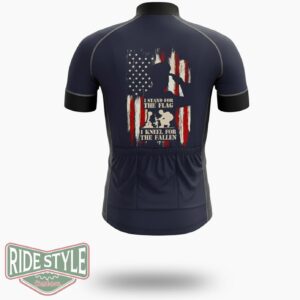Memorial Day Collection Cycling Jersey Kit - Short Sleeve Cycling Jersey-White
