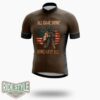 Memorial Day Military Vintage Us Patriotic American Skull Cycling Jersey Kit - Short Sleeve Cycling Jersey-White