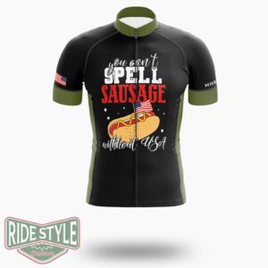 Memorial Day Veterans Day 4th Of July Patriotic Funny Cycling Jersey Kit - Short Sleeve Cycling Jersey-White