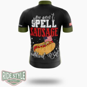 Memorial Day Veterans Day 4th Of July Patriotic Funny Cycling Jersey Kit - Short Sleeve Cycling Jersey-White