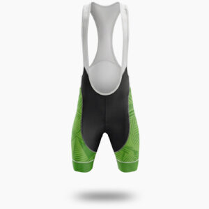 Men Cycling Jersey Green Color, Bike Jersey Custom Team Name, Custom Name, Bike Jersey - Bib Shorts-White