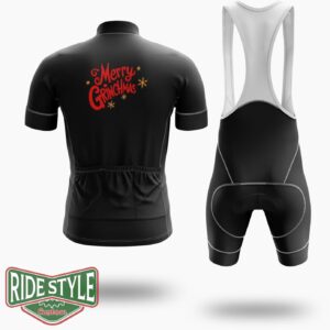 Merry Grrinchmas  Christmas Cycling Jersey Kit Christmas Cycling Jersey Kit - Short Sleeve Cycling Jersey Kit-White