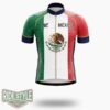 Mexico Cycling Jersey Outfit - Short Sleeve Cycling Jersey-White