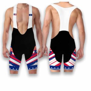 Michigan States Cycling Jersey, USA Flag Men Women Jersey Full Kit - Bib Shorts-White