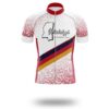 Mississippi Cycling Jersey, Mississippi Map Cycling Jersey - Short Sleeve Cycling Jersey-White