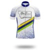 Montana Map Bike Jersey and Bib Shorts, Montana Map Cycling Jersey - Short Sleeve Cycling Jersey-White