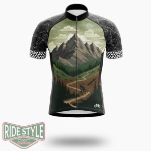 Mountain Bike Cycling Jersey Kit - Short Sleeve Cycling Jersey-White