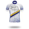 Nebraska Cycling Jersey Comfortable Short Sleeve Set, Nebraska Map Cycling Jersey - Short Sleeve Cycling Jersey-White