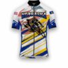 Nebraska States Cycling Jersey, USA Flag Men Women Jersey Full Kit - Short Sleeve Cycling Jersey-White